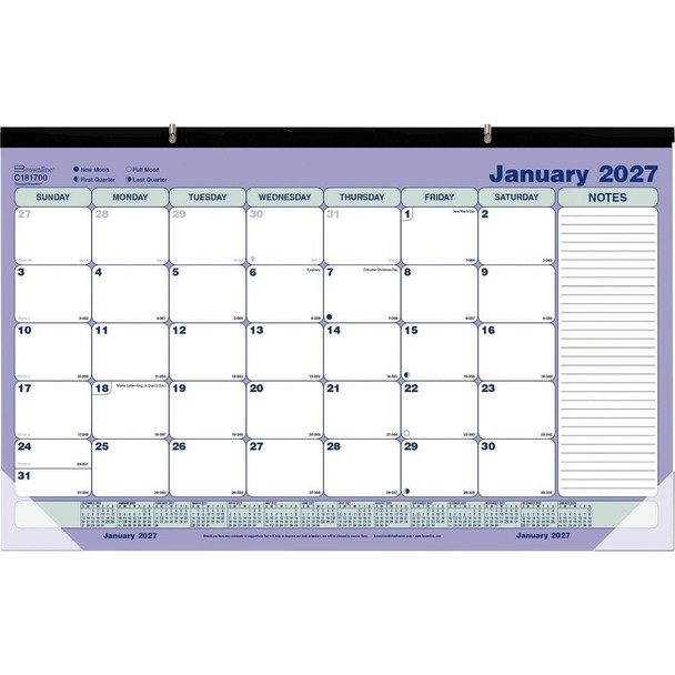 Brownline  Desk Pad Calendar C181700