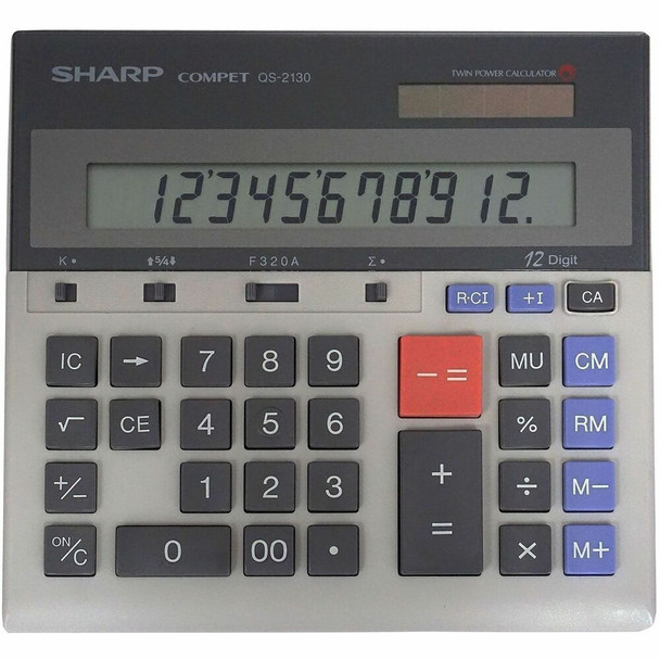 SHARP&reg;  Simple Calculator QS2130
