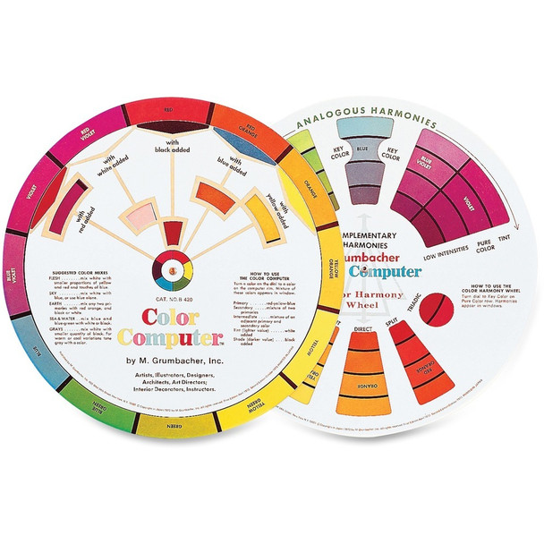 Grumbacher Dual-sided Color wheel - Multi - 1 Each
