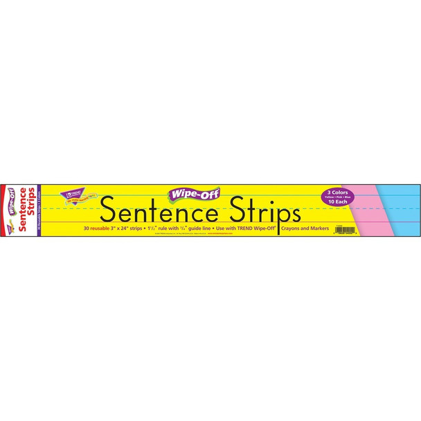 Trend Wipe-Off Sentence Strip T4002