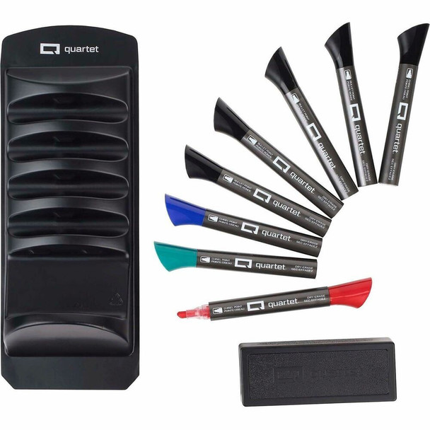 Quartet Standard Dry-Erase Kit - Black, Red, Blue, Green Ink - 1 Kit