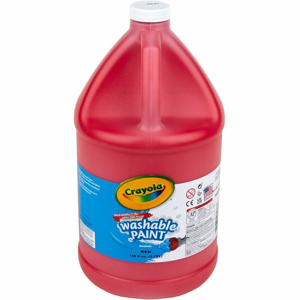 Crayola Washable Paint - Red - 1 Each