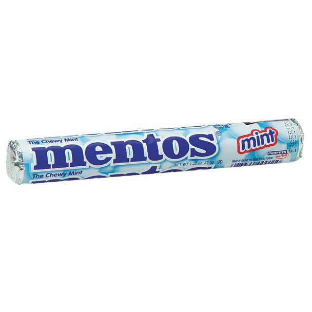 Mentos Peppermint Candy (14-Piece) 1455 Pack of 15