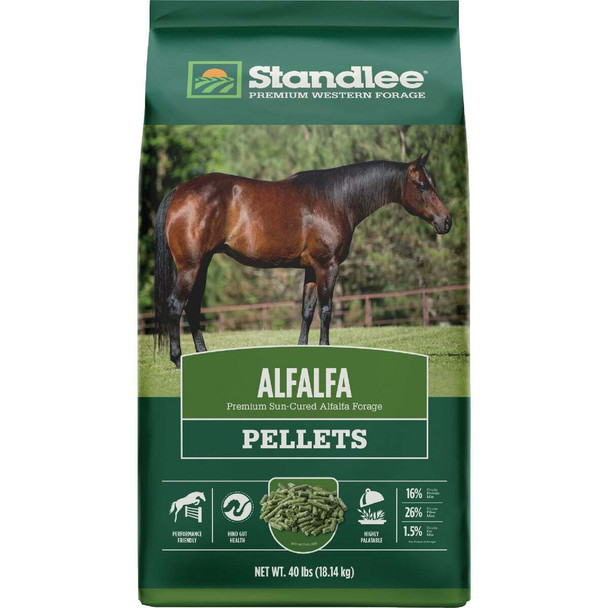 Standlee Premium Western Forage 40 Lb. Premium Alfalfa Pellets 1175-30101-0-0