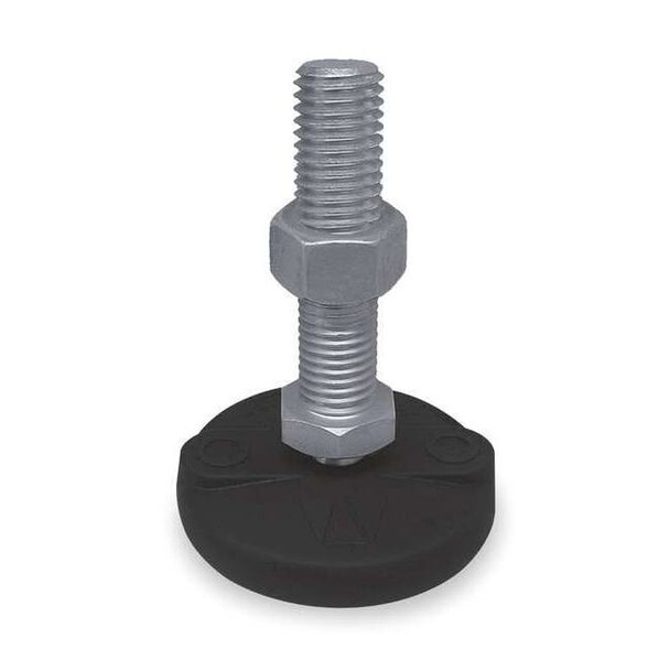 S & W Manufacturing Level Mount,Swivel Stud,1/2-13,4in Base BSNYLB44
