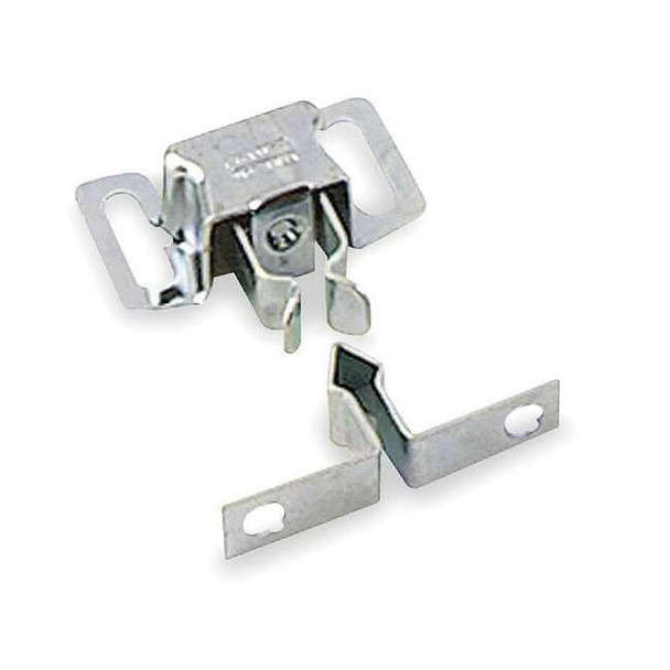 Grab Catch, Pull-to-Open, Spring, 4 lb., Catch/Latch Width: 1 3/32 in