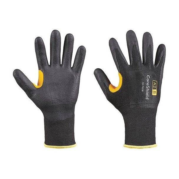 Cut-Resistant Gloves, Cut Level A2 ,Dipped ,Nitrile ,Smooth ,6 1 PR