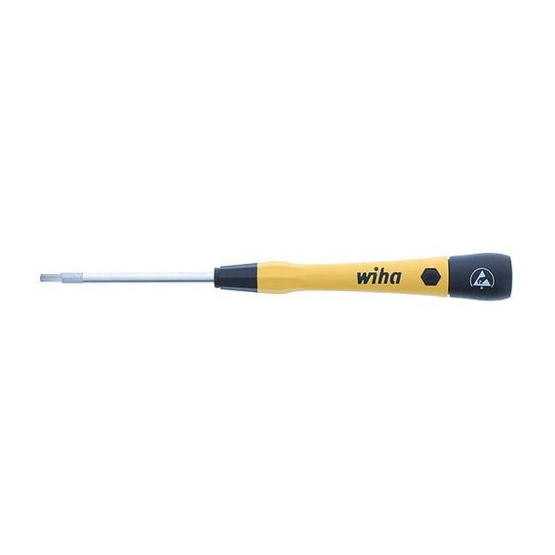 Wiha ESDPrecScrDrv,Hex,7/64in,Black,Round 27559