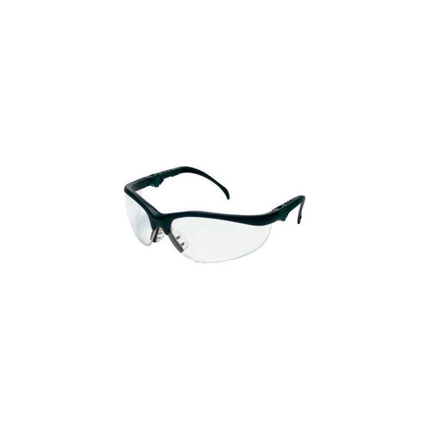 MCR Safety Klondike KD310AF Safety Glasses KD3 Black Frame Clear Anti-fog Lens