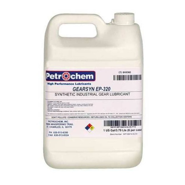 1 gal Gear Oil Pail 320 ISO Viscosity, 140 SAE, Clear