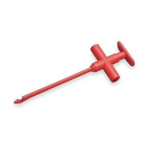 Modular Test Probe, CAT III 1000V, 4mm Banana Socket, 5-1/2", Red