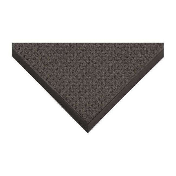 Entrance Mat, Polypropylene, 3/8 in Thick, Charcoal, 3 ft W x 4 ft L