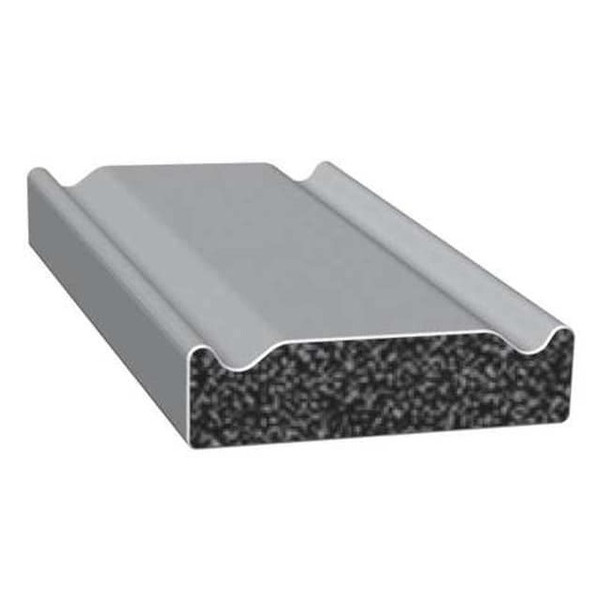 Crown Rectangle Rubber Seal w/Adhesive Back, 100 ft. x .25"H x .5"W