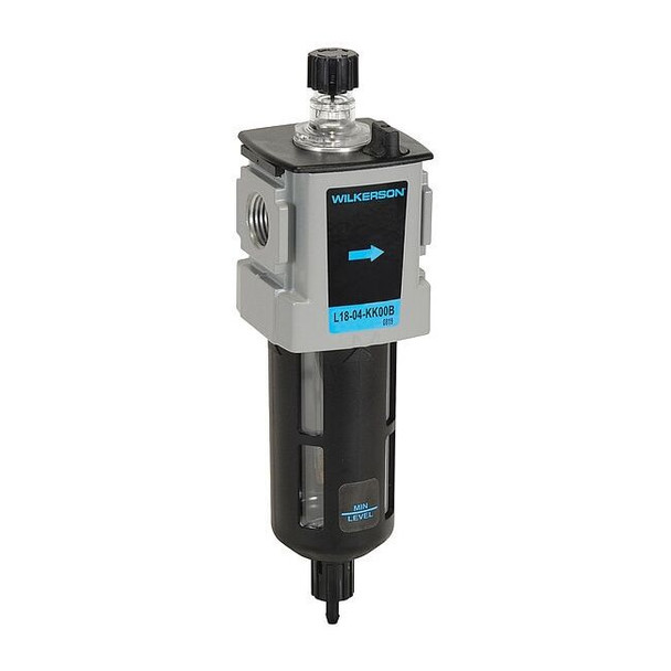 Air Line Lubricator, 88 cfm Max. Flow, Max. Pipe Run: 20 ft