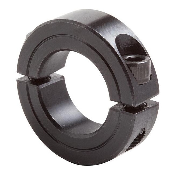 Climax Metal Products Shaft Collar,Clamp,2Pc,2-7/16 In,Steel 2C-243