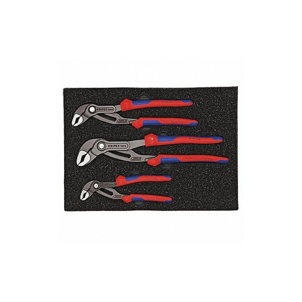 Knipex Pliers Set Cobra 3Pcs Self Gripping Jaws 9K 00 80 05 US