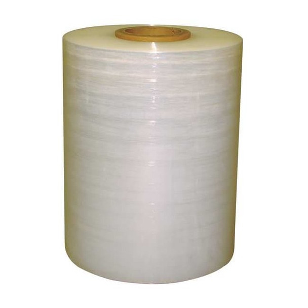 Stretch Wrap, 12" W x 5000 ft. L, 80 ga, Cast Style, Clear, Standard Duty