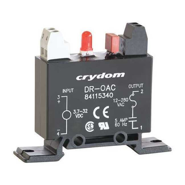Crydom Out Module,In 4-32VDC,Out 12-280VAC,5.0A DR-OAC