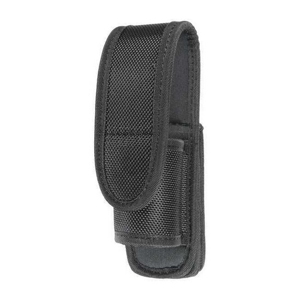 Heros Pride Flashlight Pouch, Nylon, Black, L, Snap 1071C