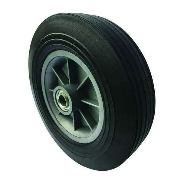 Marastar Hand Truck Wheel, 3/4 in. Bore Dia, Offset, Tread: Ribbed 40N435