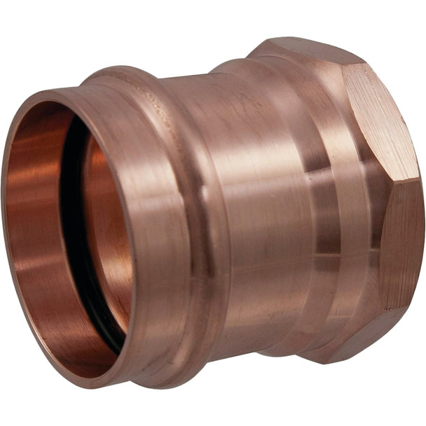 NIBCO 3/4 In. Press x 3/4 In. Female Copper Adapter (10-Pack) 9024951PCCP