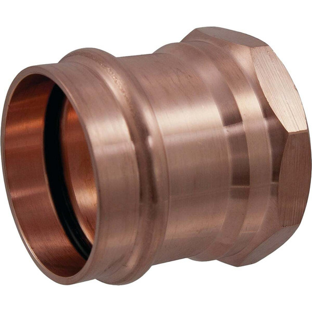 NIBCO 3/4 In. Press x 3/4 In. Female Copper Adapter 9024950PCU