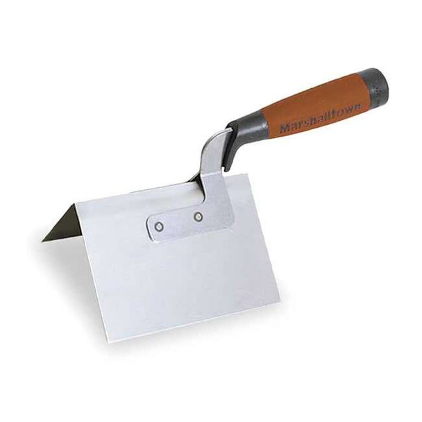 Marshalltown Outside Corner Trowel,5inL,3 3/4inW,SS 25D