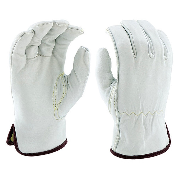 Cut-Resistant Leather Drivers Gloves, Cut Level A4 ,Uncoated ,None ,S 1 PR