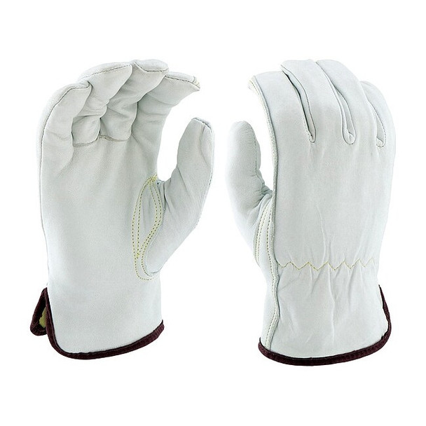 Cut-Resistant Leather Drivers Gloves, Cut Level A4 ,Uncoated ,None ,S 1 PR