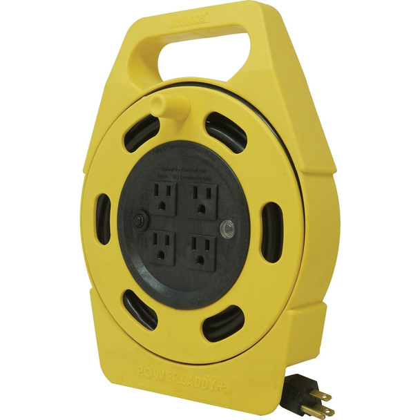Southwire Woods Power Caddy 25 Ft. 16/3 Retractable Extension Cord Reel 2801