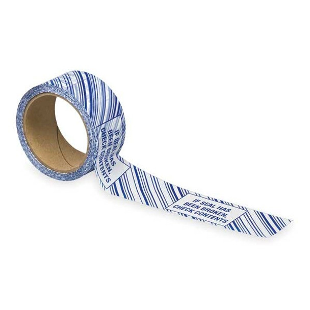 Tapecase Carton Tape,White/Blue,2In x 55Yd 15C746