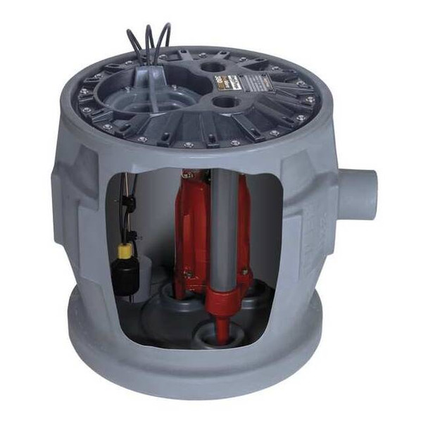 Liberty Pumps GrinderPumpSystem,10ft,1hp,115VAC P382XPRG101