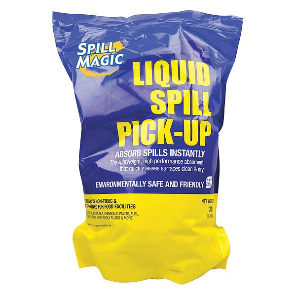 Spill Magic Absorbent Powder,White,9" L SM106
