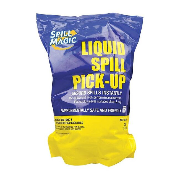Spill Magic Absorbent Powder,White,9" L SM106