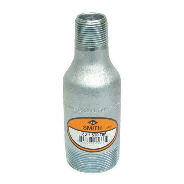 Nipple Standard Concentric Swage Nipple, 2" Pipe, MNPT, Carbon Steel, Class STD