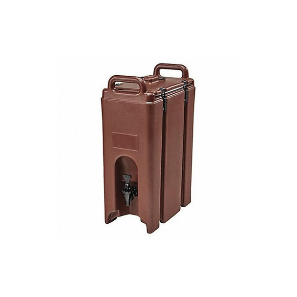 Cambro Beverage Container,16 1/2x 9x 24,Brown EA500LCD131