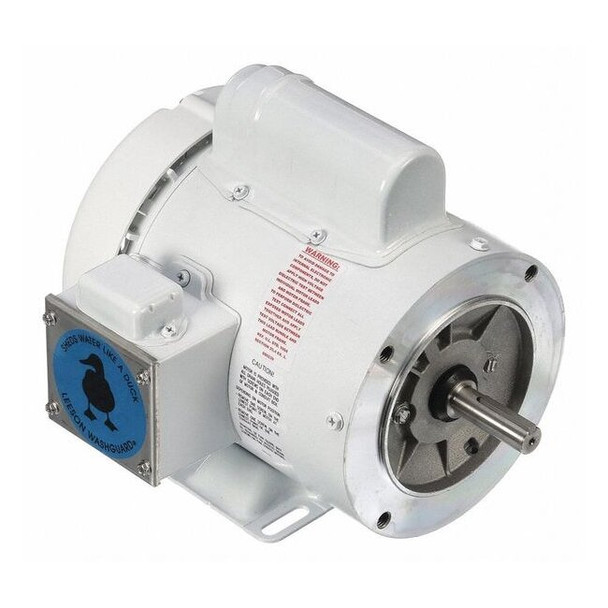 Leeson Washdown Motor,Face/Base,10-7/8 in. L 112527.00