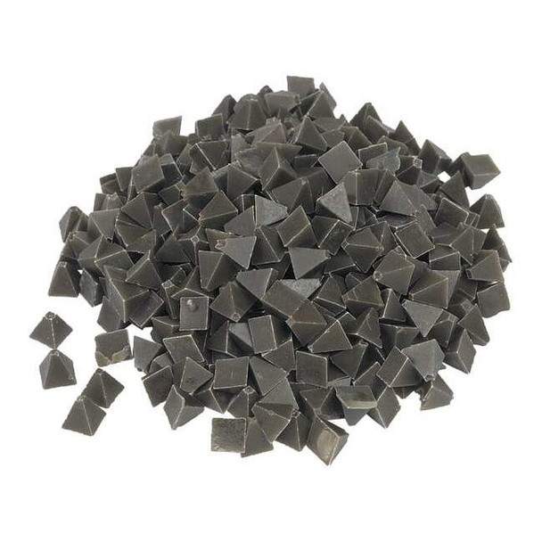 Raytech Plastic Media,Pyramid, Brown,1/4" 41-141