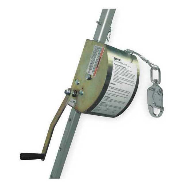 Miller Conf.Space Winch, 65 ft., Steel 8442-Z7/65FT