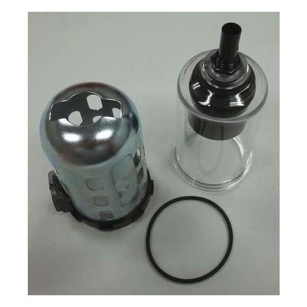 Wilkerson Plastic Bowl W/Drain and Guard FRP-95-015