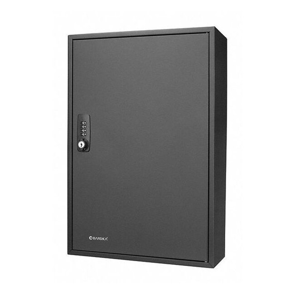 Barska Key Cabinet, Steel, Black, 200 Key Capacity CB13266