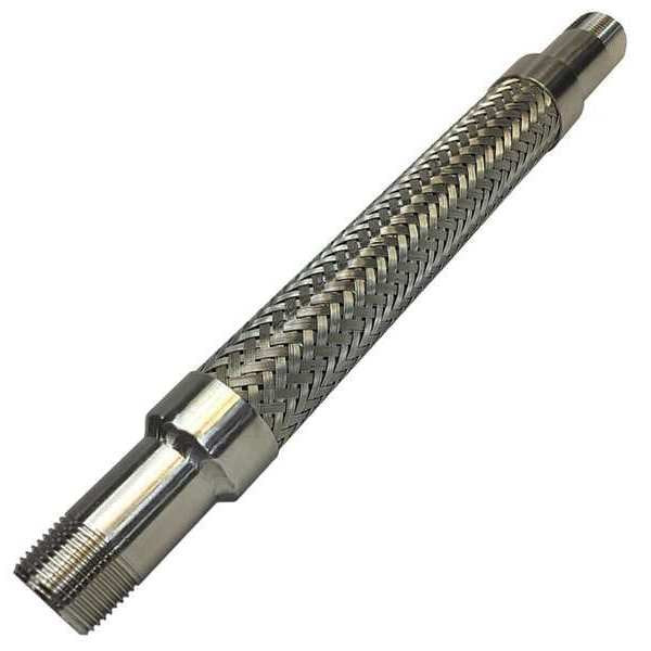 Flexible Metal Hose,1/2in. dia,36in. L