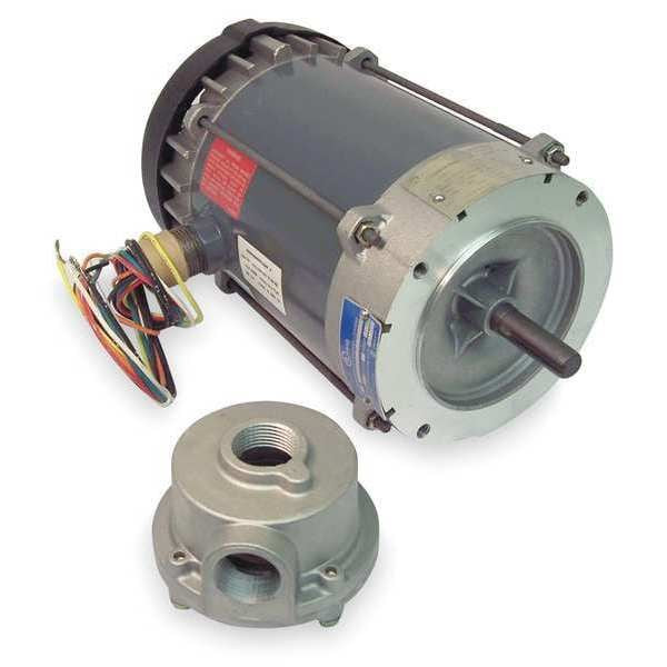 Leeson Hazardous Location Motor,1 HP,1725 rpm 056T17G15607