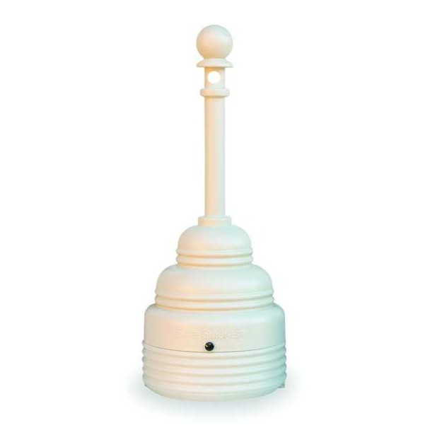 Eagle Mfg Cigarette Receptacle,4 gal.,Tan 1208BEIGE