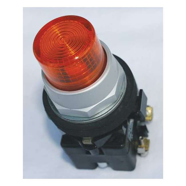 Eaton Pilot Light Lens, 30mm, Plastic, Amber HT8BA