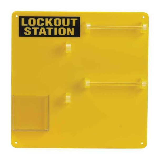 Brady Lockout Board,Unfilled,Polycarbonate 50990