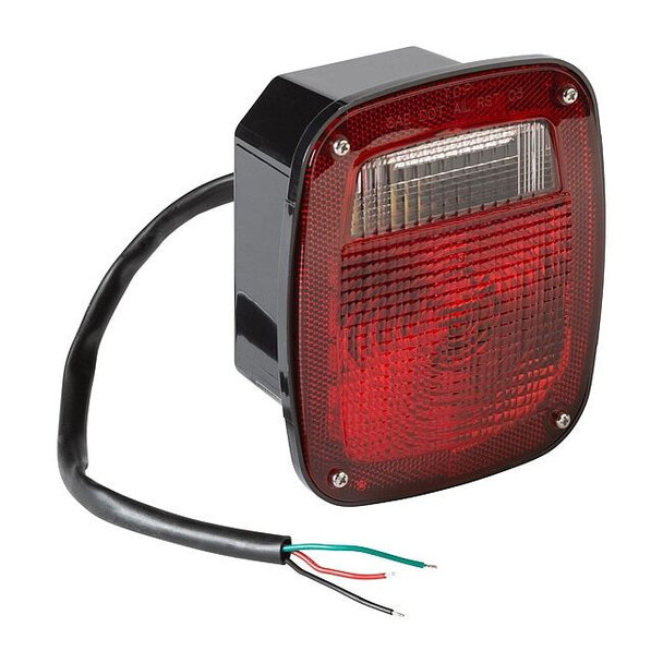 Grote Stop/Turn/Tail Light,Square,Red,5-3/4" L 52602