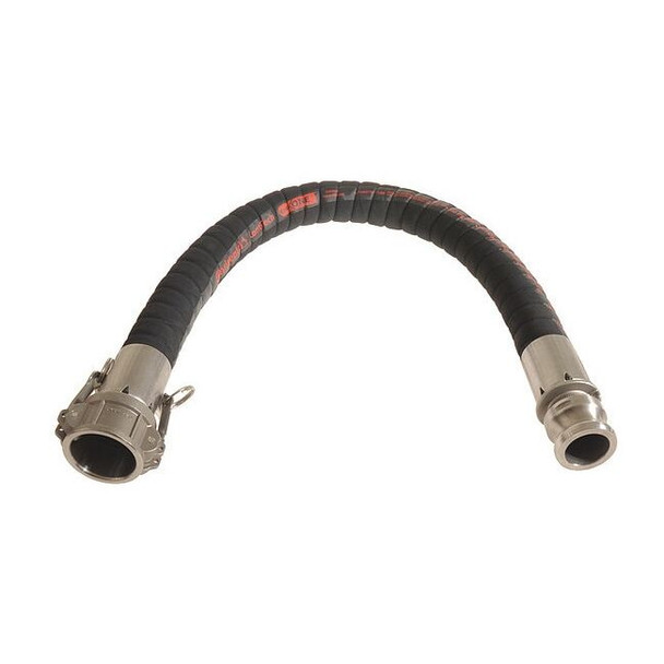 Continental Chemical Hose Assembly,2" ID x 20 ft. CHX200-20CE-G