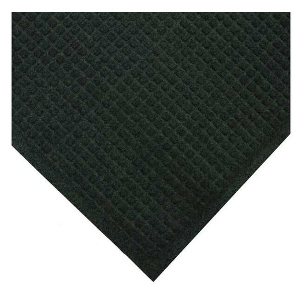 Entrance Mat, Polypropylene, 3/8 in Thick, Charcoal, 4 ft W x 6 ft L