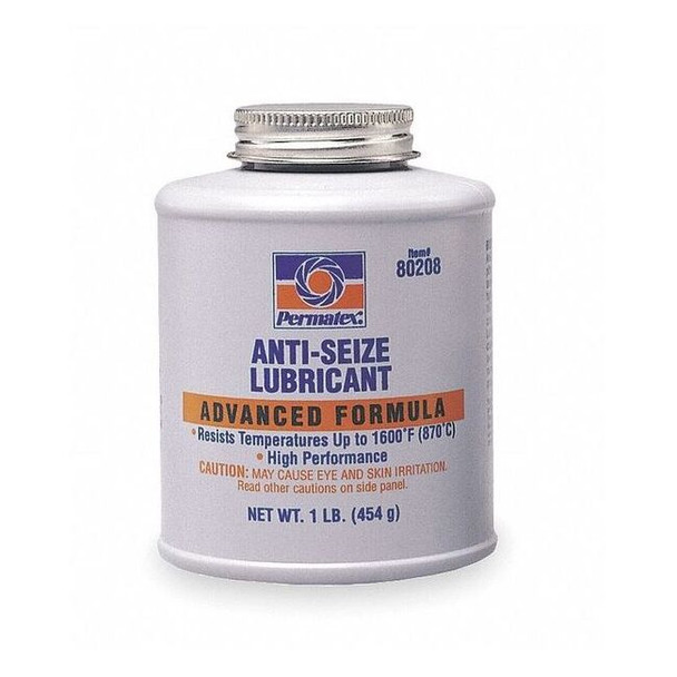 Permatex Anti-Seize,16 oz,Brush Top Bottle,Paste 80208